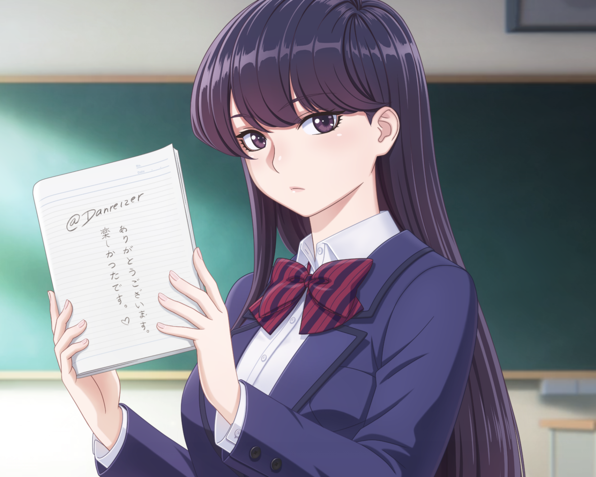 Download Komi Shouko Anime Komi Can't Communicate HD Wallpaper by Danreizer