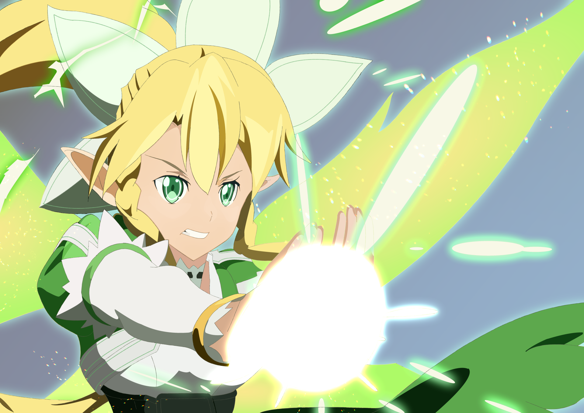 Download Leafa (Sword Art Online) Anime Sword Art Online 4k Ultra HD Wallpaper by PECO