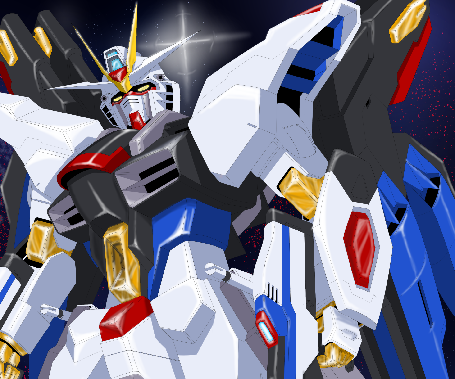 Download Anime Mobile Suit Gundam Seed Destiny Zgmf-x20a Strike Freedom 