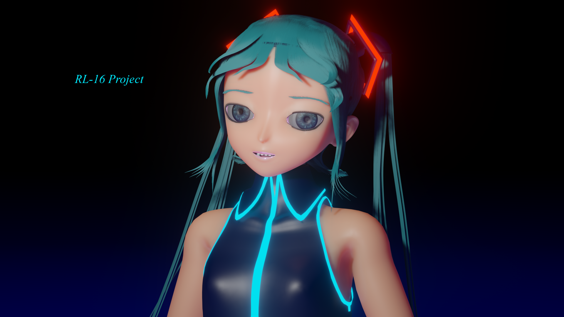 Hatsune Miku Blender New Software by RL-16 Project