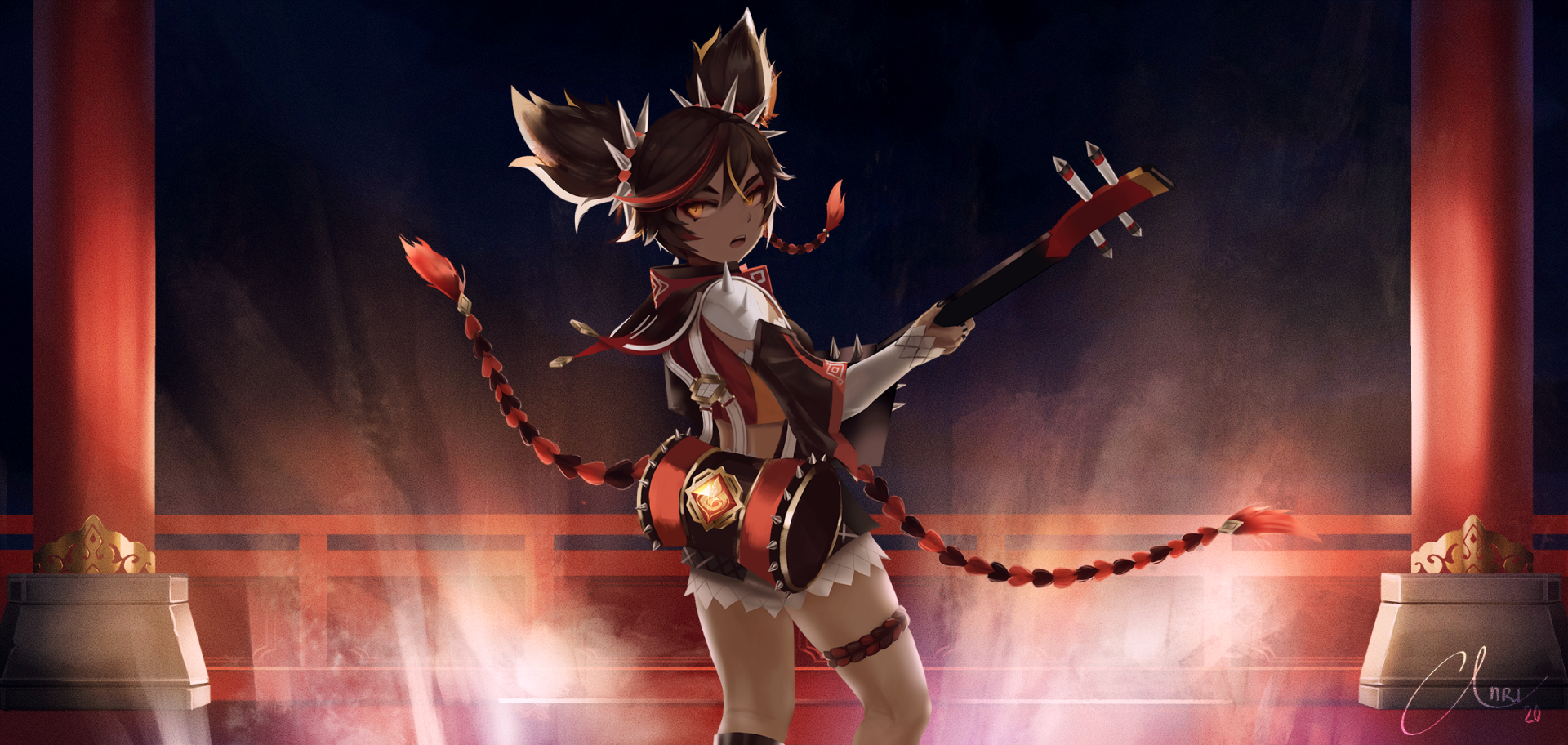 Download Xinyan (Genshin Impact) Video Game Genshin Impact HD Wallpaper by Anri