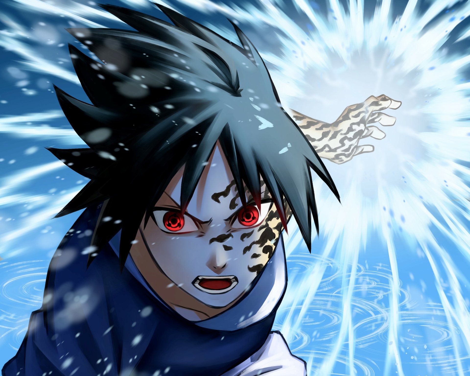 Download Sasuke Uchiha Chidori (Naruto) Anime Naruto HD Wallpaper by ...