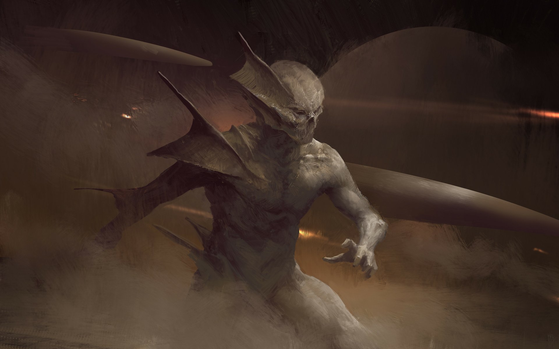 Download Dark Demon HD Wallpaper by Victor Hugo Harmatiuk