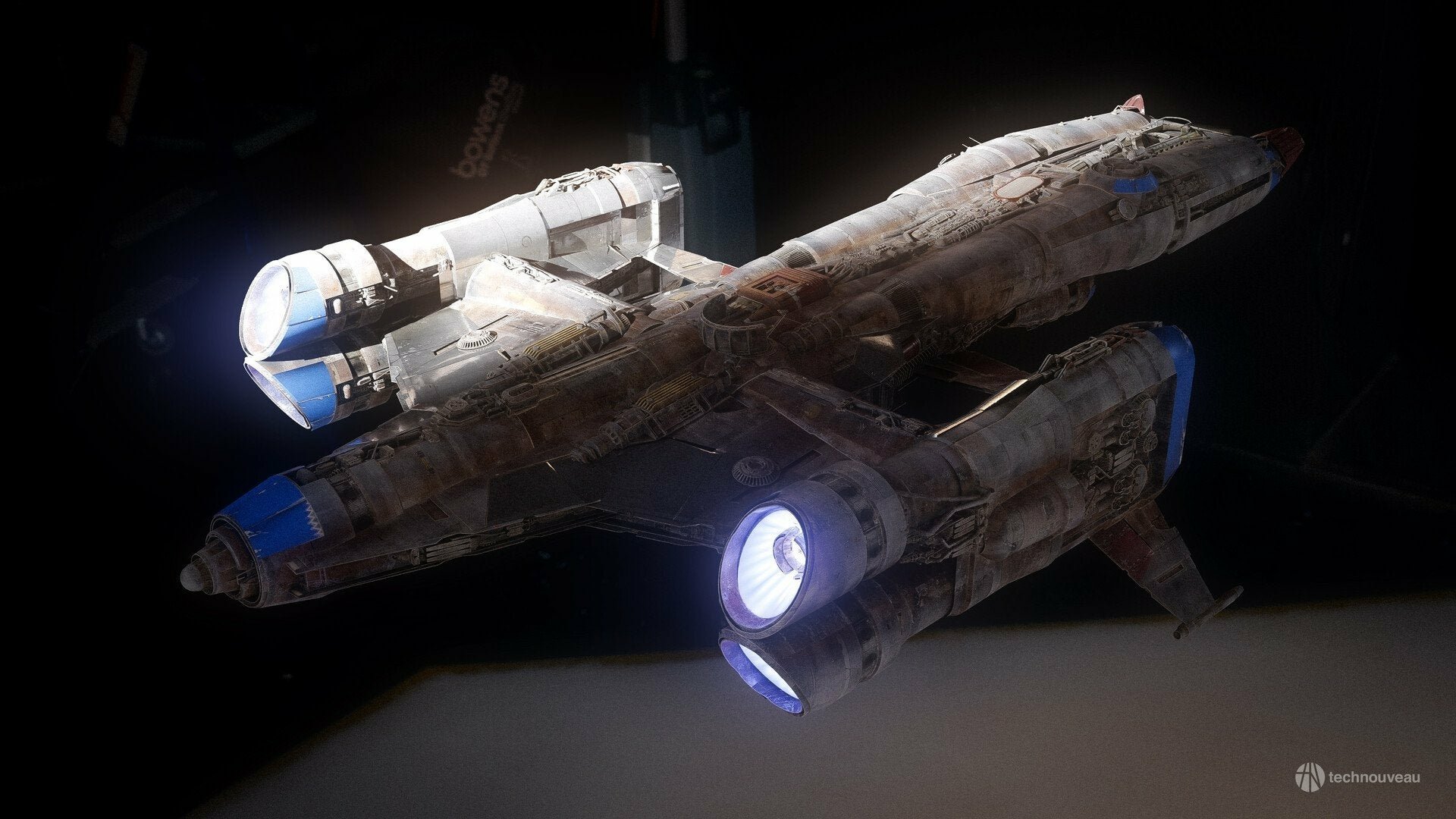 Download Sci Fi Spaceship HD Wallpaper by Rasmus Poulsen