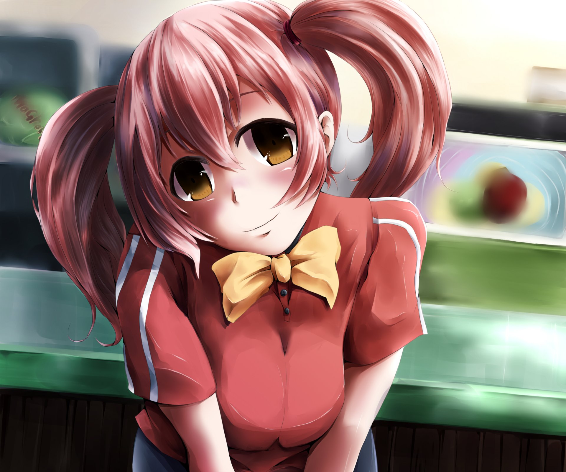 Download Chiho Sasaki Anime The Devil Is A Part-Timer! HD Wallpaper by もりそば３割引