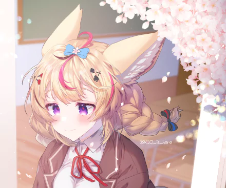 hololive Omaru Polka Anime Virtual Youtuber HD Desktop Wallpaper | Background Image