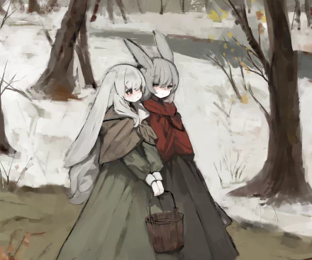 Anime girl anime girl HD Desktop Wallpaper | Background Image