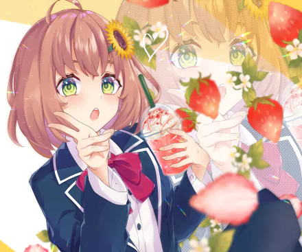 Nijisanji Honma Himawari Anime Virtual Youtuber HD Desktop Wallpaper | Background Image