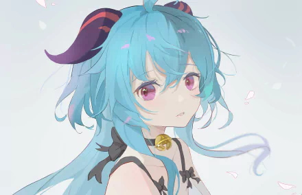 Ganyu (Genshin Impact) video game Genshin Impact HD Desktop Wallpaper | Background Image