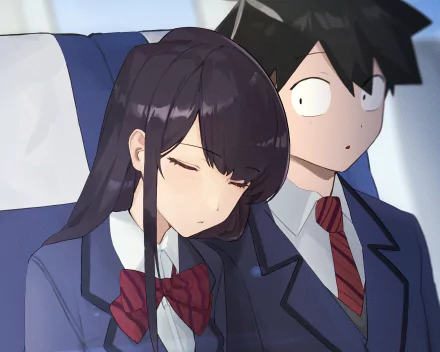 Komi Shouko Tadano Hitohito Anime Komi Can't Communicate HD Desktop Wallpaper | Background Image