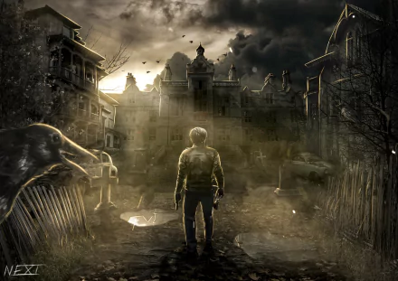 Leon S. Kennedy video game Resident Evil 4 (2023) HD Desktop Wallpaper | Background Image