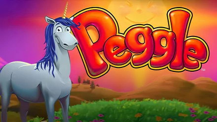smiley sunset sun sunshine unicorn video game Peggle HD Desktop Wallpaper | Background Image