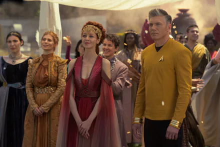 Christopher Pike Anson Mount TV Show Star Trek: Strange New Worlds HD Desktop Wallpaper | Background Image