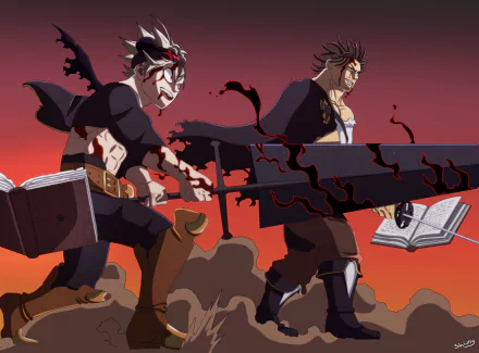 Yami Sukehiro Asta (Black Clover) Anime Black Clover HD Desktop Wallpaper | Background Image