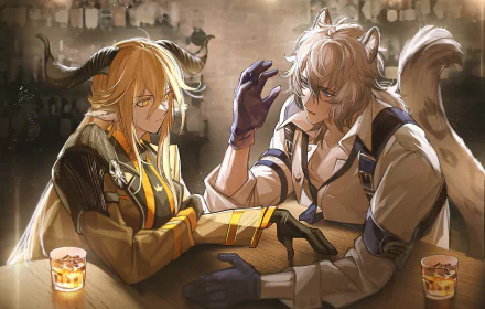 Degenbrecher (Arknights) SilverAsh (Arknights) video game Arknights HD Desktop Wallpaper | Background Image