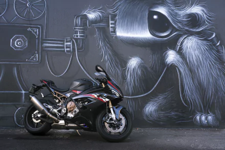 graffiti vehicle BMW S1000R HD Desktop Wallpaper | Background Image