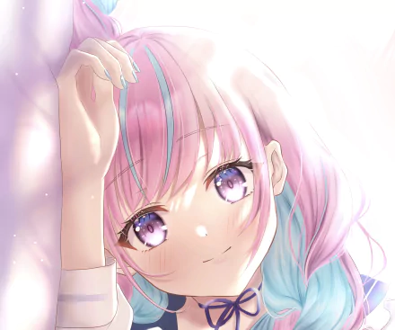 hololive Minato Aqua Anime Virtual Youtuber HD Desktop Wallpaper | Background Image