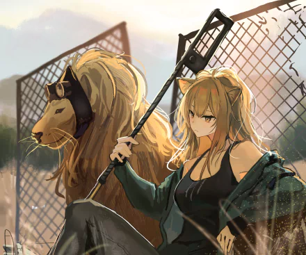 Siege (Arknights) video game Arknights HD Desktop Wallpaper | Background Image