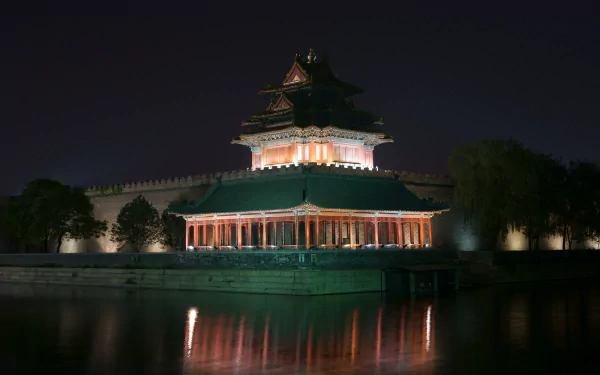 Beijing man made forbidden city HD Desktop Wallpaper | Background Image