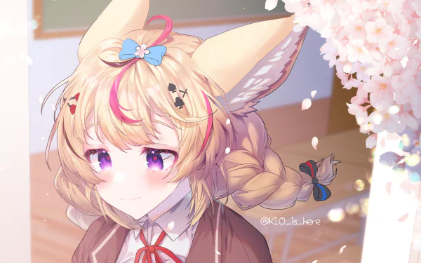 hololive Omaru Polka Anime Virtual Youtuber HD Desktop Wallpaper | Background Image