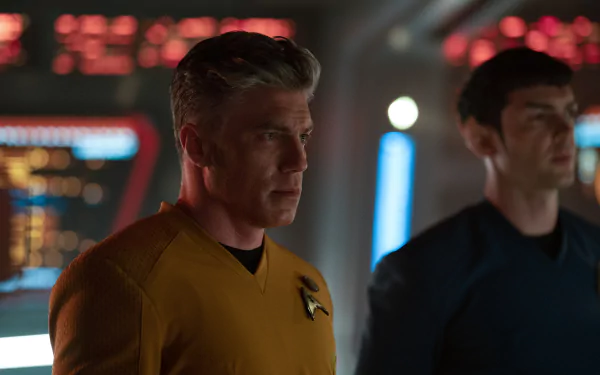 Christopher Pike Anson Mount TV Show Star Trek: Strange New Worlds HD Desktop Wallpaper | Background Image