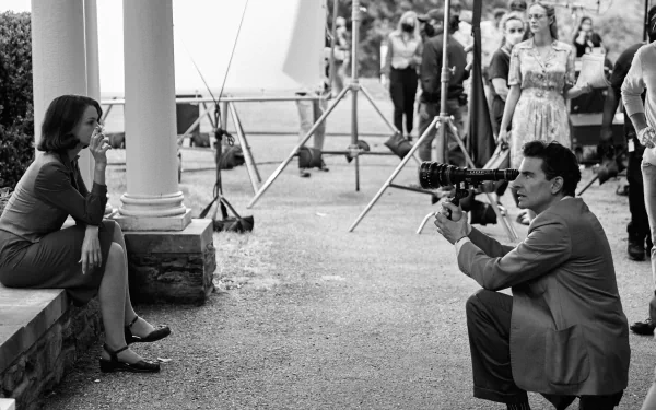 Carey Mulligan Bradley Cooper movie Maestro HD Desktop Wallpaper | Background Image