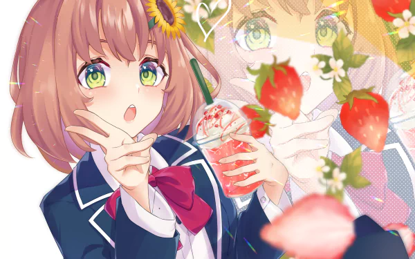 Nijisanji Honma Himawari Anime Virtual Youtuber HD Desktop Wallpaper | Background Image