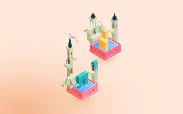 video game Monument Valley 2 HD Desktop Wallpaper | Background Image