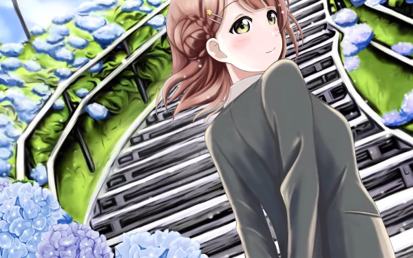 Ayumu Uehara Anime Love Live! Nijigasaki High School Idol Club HD Desktop Wallpaper | Background Image