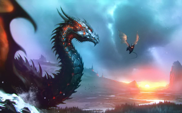 fantasy dragon HD Desktop Wallpaper | Background Image