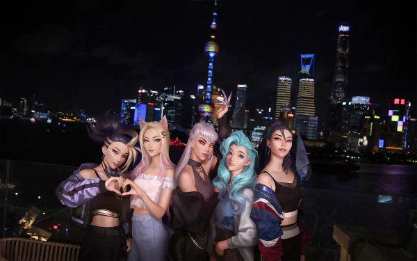 K/DA video game League Of Legends HD Desktop Wallpaper | Background Image