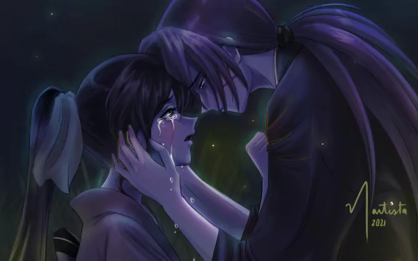 Kaoru Kamiya Kenshin Himura Anime Rurouni Kenshin HD Desktop Wallpaper | Background Image