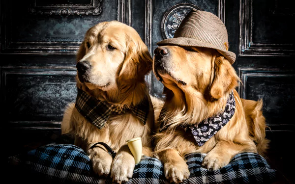 Animal golden retriever HD Desktop Wallpaper | Background Image