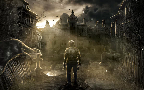 Leon S. Kennedy video game Resident Evil 4 (2023) HD Desktop Wallpaper | Background Image