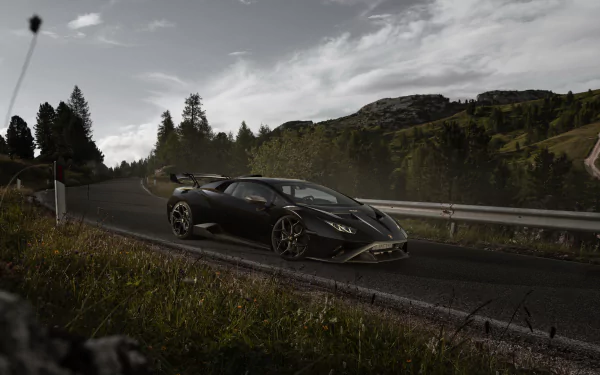vehicle Lamborghini Huracán STO HD Desktop Wallpaper | Background Image