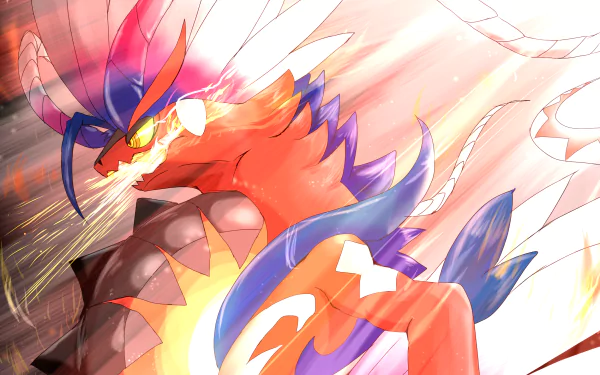 Koraidon (Pokémon) video game Pokémon: Scarlet And Violet HD Desktop Wallpaper | Background Image