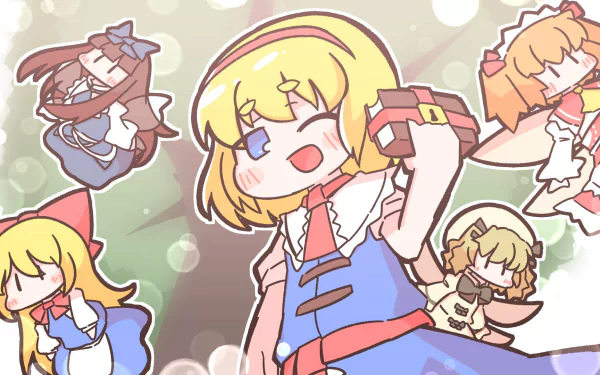 Alice Margatroid video game Kubinashi Recollection HD Desktop Wallpaper | Background Image