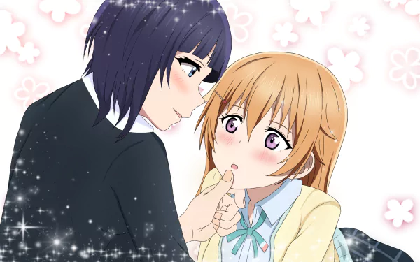 Kanata Konoe Karin Asaka Anime Love Live! Nijigasaki High School Idol Club HD Desktop Wallpaper | Background Image