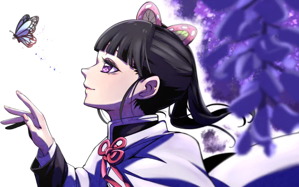 Kanao Tsuyuri Anime Demon Slayer: Kimetsu no Yaiba HD Desktop Wallpaper | Background Image