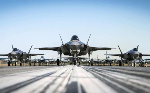 military Lockheed Martin F-35 Lightning II HD Desktop Wallpaper | Background Image