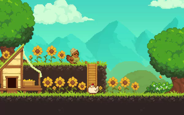 video game Chicken Journey HD Desktop Wallpaper | Background Image