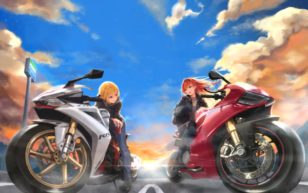 Juri Saijo Natsuha Arisugawa Anime The iDOLM@STER: Shiny Colors HD Desktop Wallpaper | Background Image