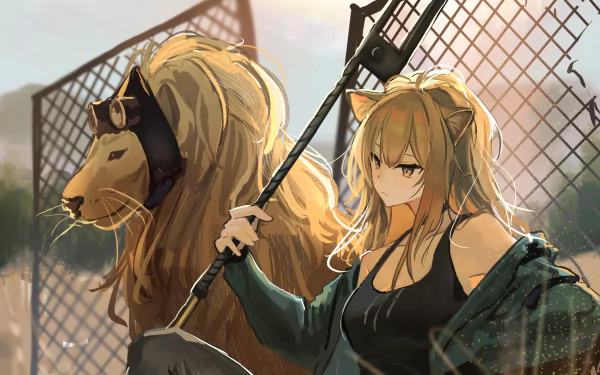 Siege (Arknights) video game Arknights HD Desktop Wallpaper | Background Image