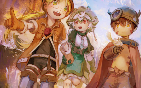 Nanachi (Made in Abyss) Riko (Made in Abyss) Reg (Made in Abyss) Anime Made in Abyss HD Desktop Wallpaper | Background Image