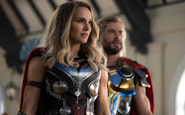 Jane Foster Natalie Portman Lady Thor movie Thor: Love and Thunder HD Desktop Wallpaper | Background Image