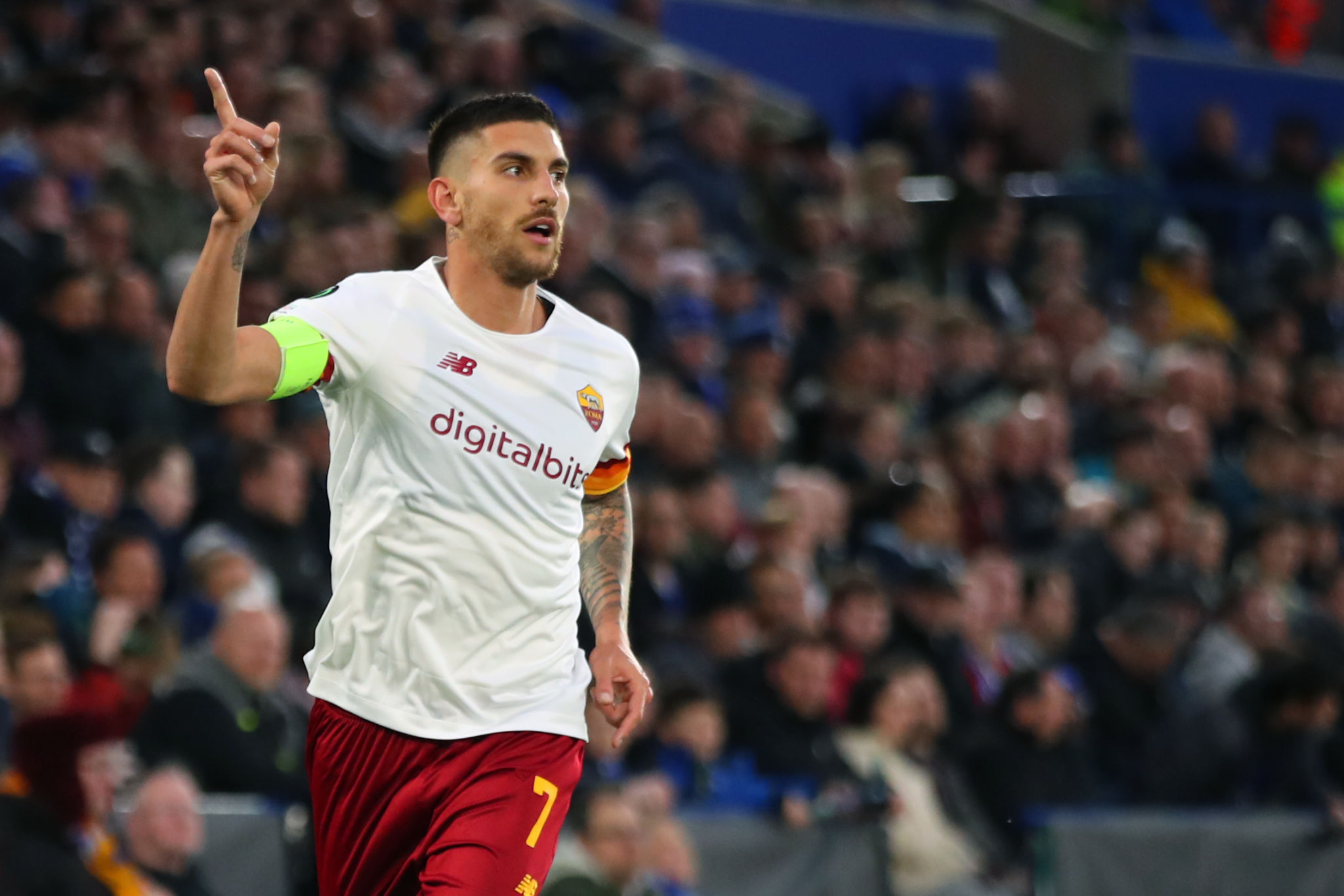 Download A.S. Roma Lorenzo Pellegrini Sports HD Wallpaper