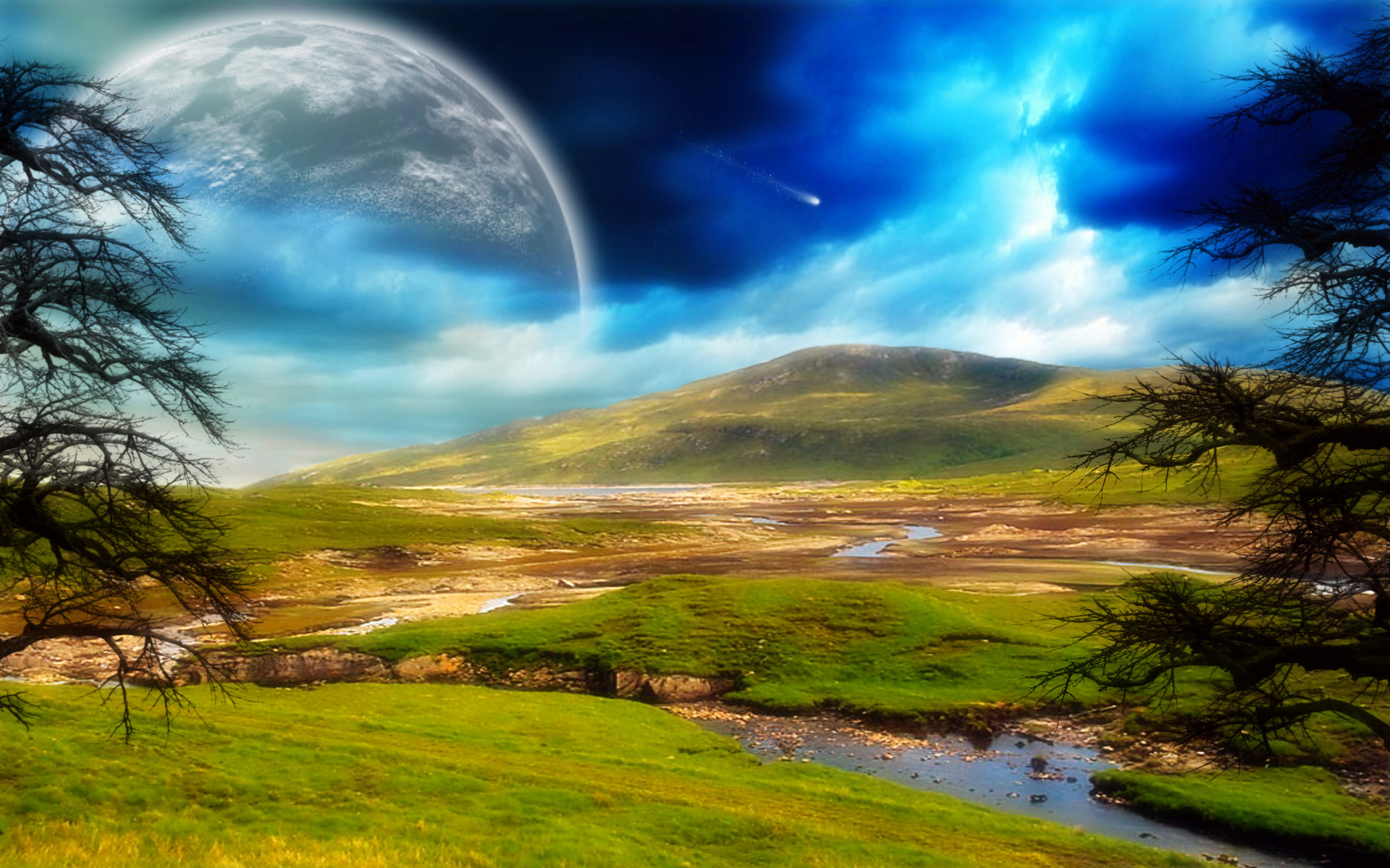 Sci Fi Landscape HD Wallpaper