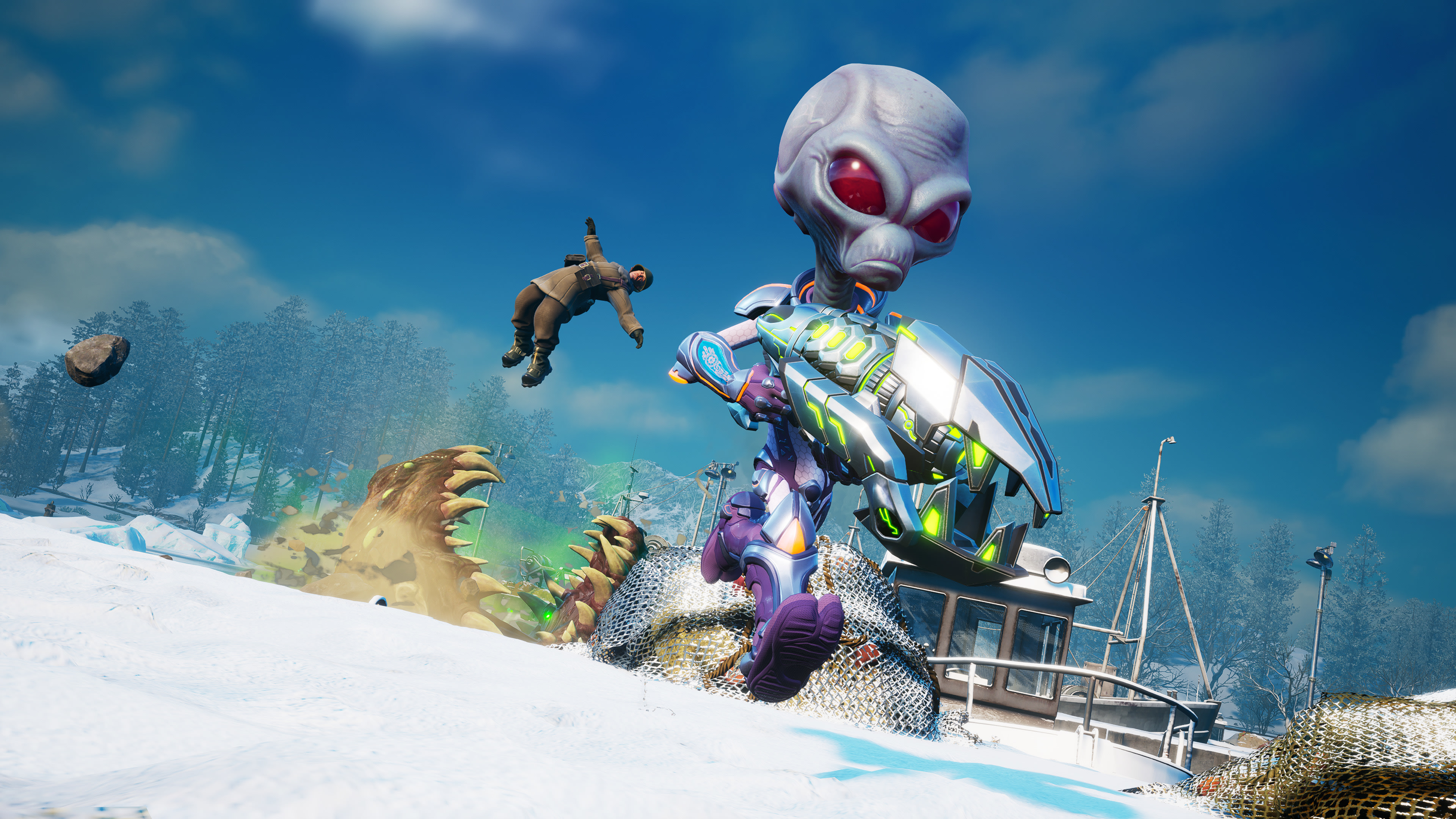 Video Game Destroy All Humans! 2 4k Ultra HD Wallpaper