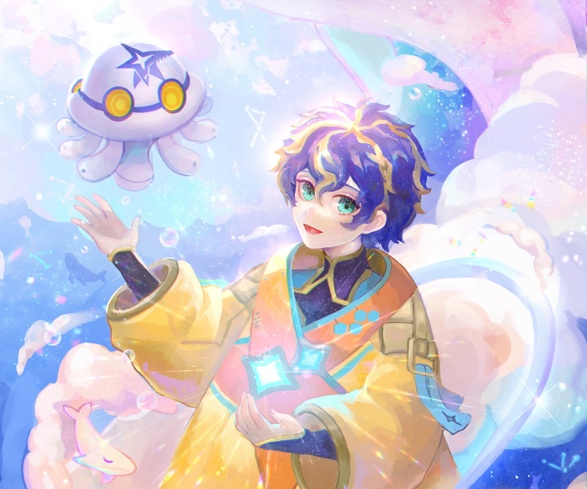 Download Holostars Astel Leda Anime Virtual Youtuber HD Wallpaper