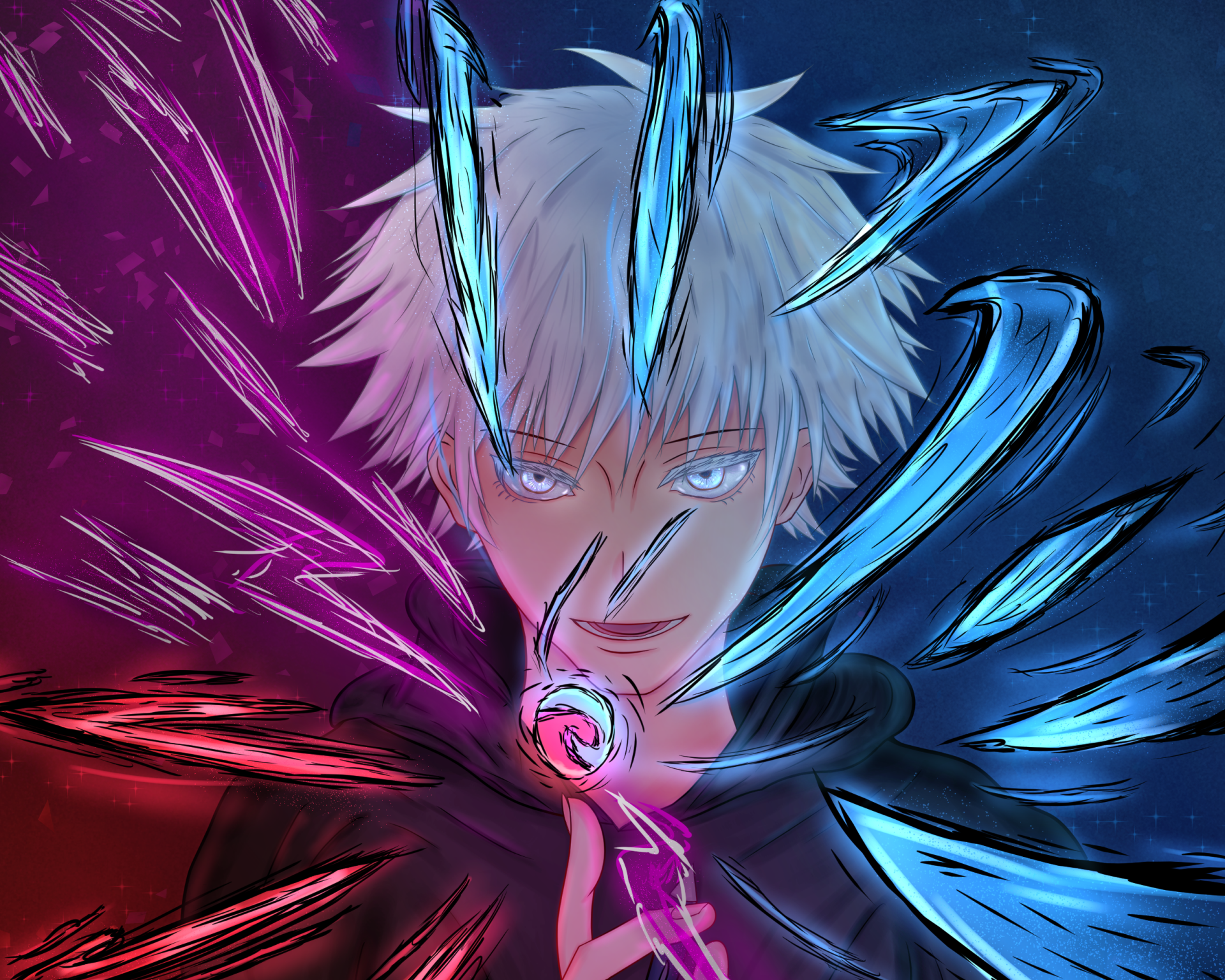 Download Satoru Gojo Anime Jujutsu Kaisen HD Wallpaper by WINFNATIC